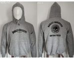 HOODIE SWEATER HD GREY SKULL