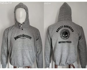 HOODIE SWEATER HD GREY SKULL