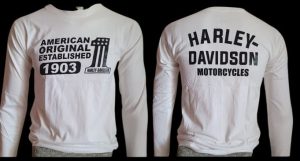 KAOS LENGAN PANJANG HD WHITE AMERICAN