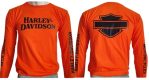 KAOS LENGAN PANJANG LOGO HD ORANGE